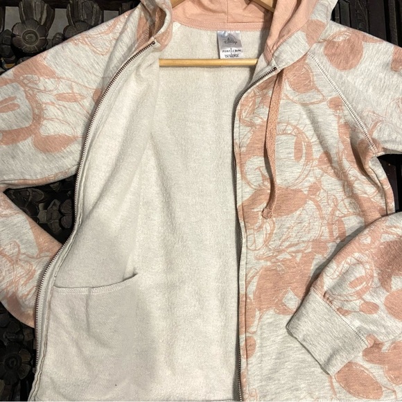 Disney Parks Minnie Mouse Hoodie with Ears and Bow Full ZipUp Side Pockets Small - Picture 6 of 12